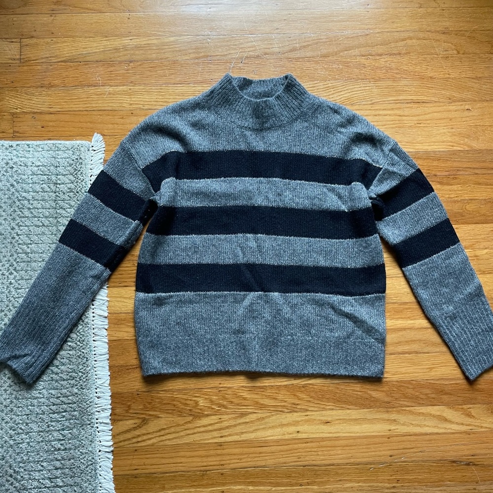 Rails / Ellise Charcoal Stripe Sweater - image 5